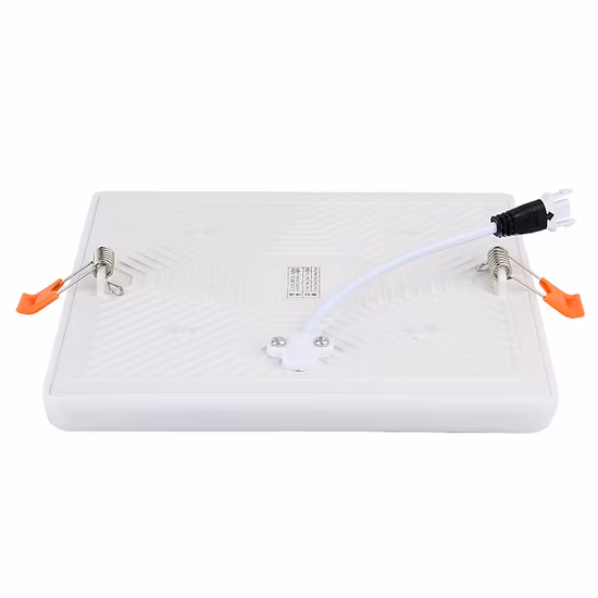 18W SMD2835 intérieur mince LED ronde solaire carré panneau rond lampe encastré en aluminium plafond réglable Downlight panneau lumineux