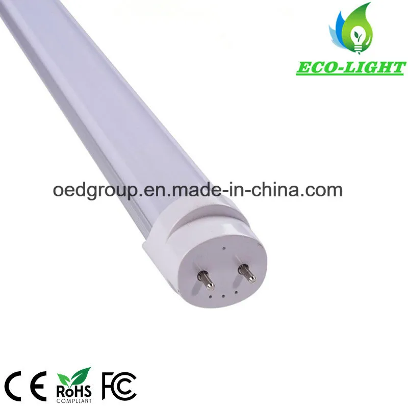 160lm/W CRI>80ra 3000lm T8 18W Tube LED AC85