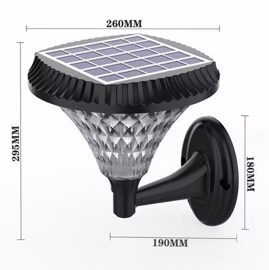 Éclairage extérieur étanche IP65, éclairage solaire de pelouse solaire à LED, offre spéciale économique